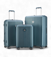 Verage Rome Monti 3 Piece Polypropylene Luggage Set
