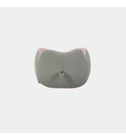 Verage Memory Foam Travel Neck Pillow VG-5216 in Coral Pink, close-up detail view.