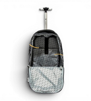 Wires 4 Wheels Trolley 19 Inch School Bag Set in Light Bird design, detail 5