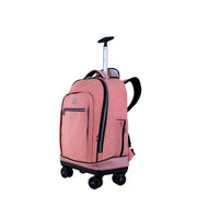 Wires 4 Wheels Trolley 19 Inch School Bag Set in Light Orange design, product detail view 2
