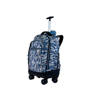 Wires 4 Wheels Trolley 19 Inch School Bag Set in Camo Dot design, product detail view 3