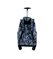 Wires 4 Wheels Trolley 19 Inch School Bag Set in Camo Dot design, product detail view 4