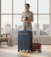 Verage Windsor Small 20 Inch Aluminum Spinner Suitcase