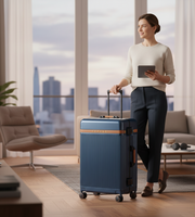 Verage Windsor Aluminomlpc Large 29 Inch Aluminum Spinner Suitcase