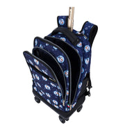 Wires 4 Wheels Trolley 19 Inch School Bag Set in Blue Space design, product detail view 3