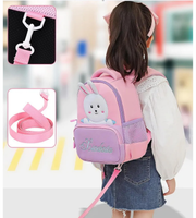 Wires children's anti-lost backpack in lilac, large size, style 6138, Amazon gallery view 8