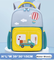 Wires children's anti-lost backpack in blue, large size, style 8032, Amazon gallery view 4