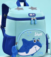 Wires children's anti-lost backpack in blue, medium size, style 6151, Amazon gallery view 2