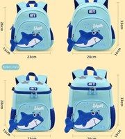 Wires children's anti-lost backpack in blue, medium size, style 6151, Amazon gallery view 3