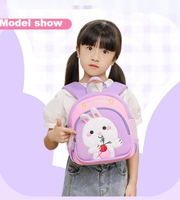 Wires children's anti-lost backpack in lilac, medium size, style 6177, Amazon gallery view 6