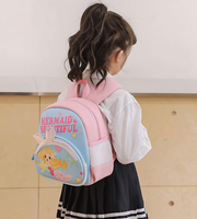 Wires children's anti-lost backpack in blue, medium size, style 6181, Amazon gallery view 6