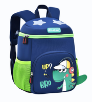 Wires children's anti-lost backpack in navy, medium size, style 6186, front product view