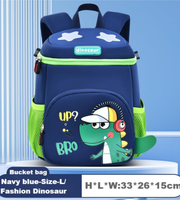 Wires children's anti-lost backpack in navy, medium size, style 6186, Amazon gallery view 2