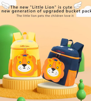 Wires children's anti-lost backpack in green, small size, style 6100, Amazon gallery view 3