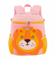 Wires children's anti-lost backpack in pink, small size, style 6100, front product view