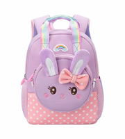 Wires children's anti-lost backpack in lilac, small size, style 6111, front product view