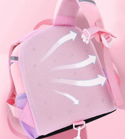 Wires children's anti-lost backpack in lilac, small size, style 6138, Amazon gallery view 3