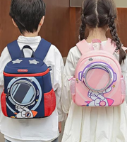 Wires children's anti-lost backpack in navy rocket, small size, style 6141, Amazon gallery view 4
