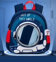 Wires children's anti-lost backpack in navy specimen, small size, style 6141, Amazon gallery view 2