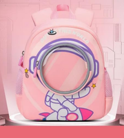 Wires children's anti-lost backpack in pink rocket, small size, style 6141, Amazon gallery view 2