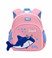 Wires children's anti-lost backpack in pink, small size, style 6151, front product view