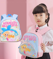 Wires children's anti-lost backpack in pink, small size, style 6181, Amazon gallery view 5