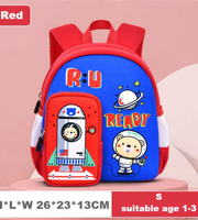 Wires children's anti-lost backpack in red, small size, style 6183, Amazon gallery view 2