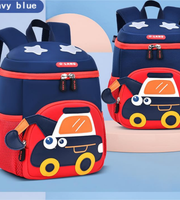 Wires children's anti-lost backpack in navy, small size, style 6185, Amazon gallery view 2