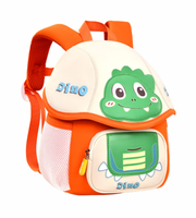 Wires children's anti-lost backpack in beige, small size, style 6203, front product view