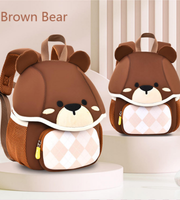 Wires children's anti-lost backpack in brown, small size, style 6203, Amazon gallery view 2