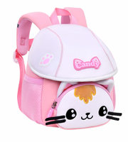 Wires children's anti-lost backpack in pink, small size, style 6203, front product view