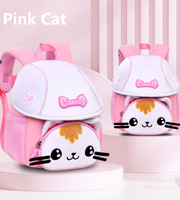 Wires children's anti-lost backpack in pink, small size, style 6203, Amazon gallery view 2