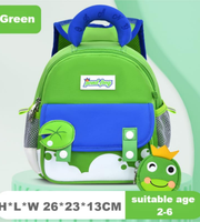 Wires children's anti-lost backpack in green, small size, style 8004, Amazon gallery view 2