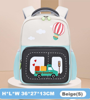 Wires children's anti-lost backpack in beige, small size, style 8032, Amazon gallery view 4