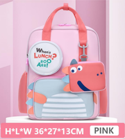 Wires children's anti-lost backpack in pink, small size, style 8039, Amazon gallery view 3