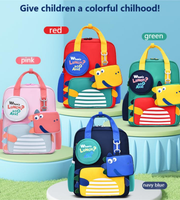 Wires children's anti-lost backpack in red, small size, style 8039, Amazon gallery view 4