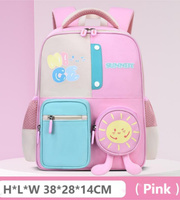 Wires children's anti-lost backpack in pink, small size, style 8041, Amazon gallery view 2