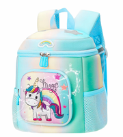 Wires children's anti-lost backpack in blue, small size, style 8114, front product view