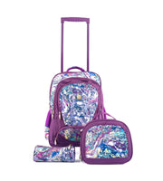 Wires Item 24123 18T Purple Abstract Wires Item 24123-18T Purple Abstract Purple School Trolley d...