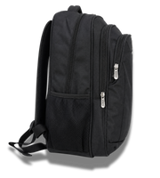 Wires School Backpack 19 Inch Black side profile view