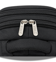 Wires School Backpack 19 Inch Black top handle and zipper detail