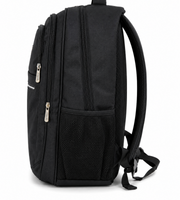 Wires School Backpack 19 Inch Black opposite side profile view