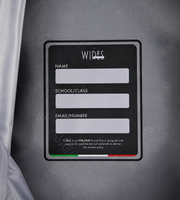 Wires School Backpack 19 Inch Black name label detail