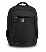 Wires School Backpack 19 Inch Black front view
