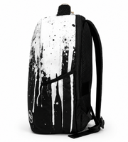Wires School Backpack 19 Inch White Paint side profile view