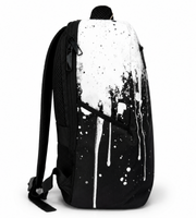 Wires School Backpack 19 Inch White Paint opposite side profile view