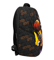 Wires School Backpack 19 Inch Raccoon Basketball side profile view