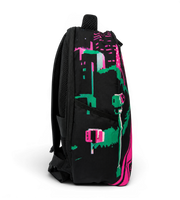 Wires School Backpack 19 Inch Pink Car side profile view