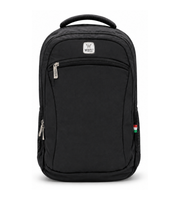Main view of Wires Backpack in Black Slim.