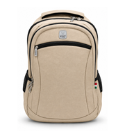 Main view of Wires Backpack in Beige Slim.